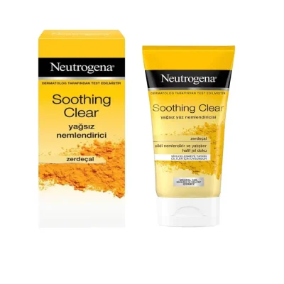 ژل آبرسان نیتروژنا زردچوبه | Neutrogena Soothing Clear Turmeric Gel Moisturizer