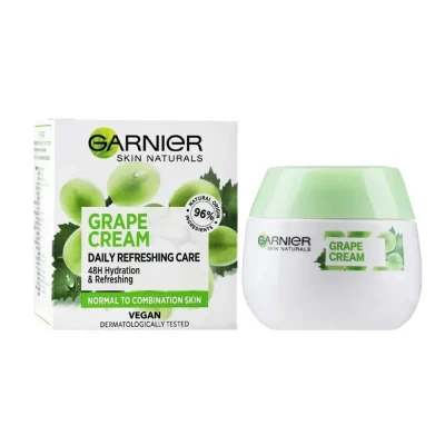 کرم آبرسان و مرطوب‌کننده گارنیر حاوی عصاره انگور Garnier Grape Cream