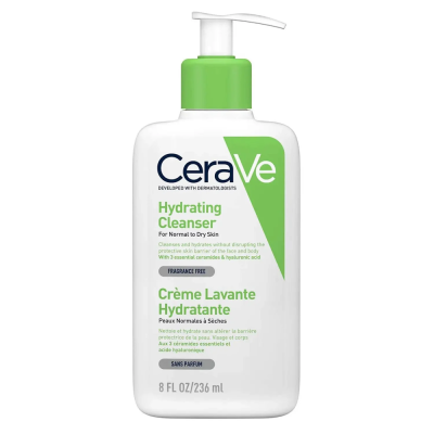 ژل شستشو و آبرسان صورت سراوی پوست نرمال تا خشک | CeraVe Hydrating Facial Cleanser
