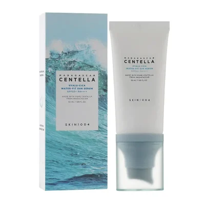 سرم ضدآفتاب سنتلا هیالو سیکا Skin1004 Madagascar Centella Hyalu-Cica Water-fit Sun Serum